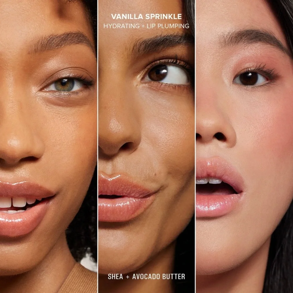 Nude skin Hydrating Peptide Lip Butter in Vanilla Sprinkle